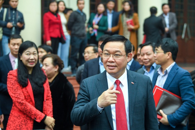 ẢNH: Toàn cảnh lễ nhận quyết định Bí thư Thành ủy Hà Nội của Phó Thủ tướng Vương Đình Huệ - Ảnh 14.