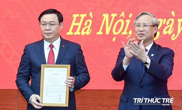 ẢNH: Toàn cảnh lễ nhận quyết định Bí thư Thành ủy Hà Nội của Phó Thủ tướng Vương Đình Huệ - Ảnh 8.
