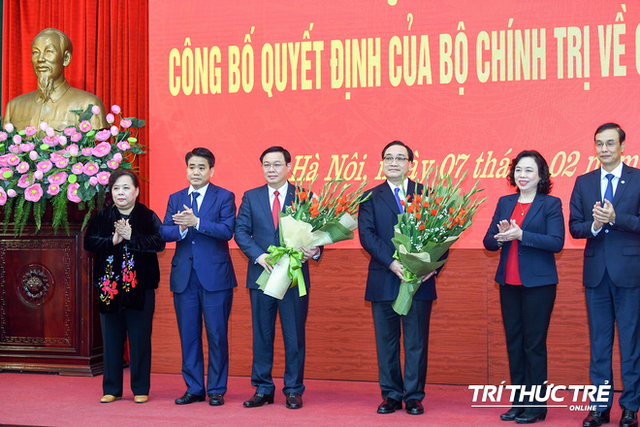 ẢNH: Toàn cảnh lễ nhận quyết định Bí thư Thành ủy Hà Nội của Phó Thủ tướng Vương Đình Huệ - Ảnh 9.
