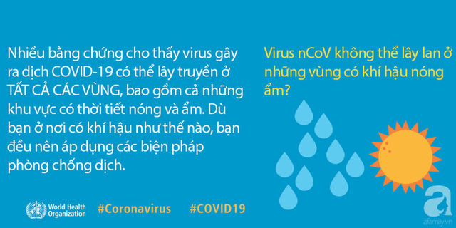 WHO giải đáp 9 tin đồn hoang đường về dịch COVID-19: Tất cả chúng ta đều cần nắm rõ để phòng dịch cho đúng - Ảnh 1.