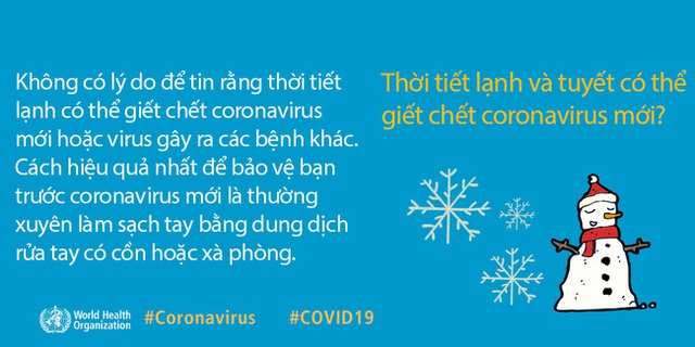 WHO giải đáp 9 tin đồn hoang đường về dịch COVID-19: Tất cả chúng ta đều cần nắm rõ để phòng dịch cho đúng - Ảnh 2.