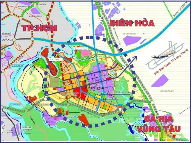 Quy hoạch đô thị mới Nhơn Trạch trong tương lai như thế nào? - Ảnh 1.