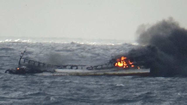 5 người Việt mất tích trong vụ cháy tàu cá ngoài khơi đảo Jeju - Ảnh 2.