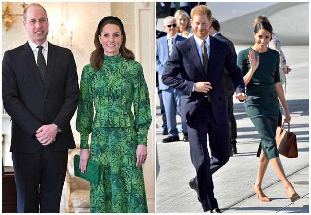 Cùng đặt chân đến Ireland, Công nương Kate và em dâu Meghan khác nhau một trời một vực: Người đẳng cấp quý phái, người kém sang hơn - Ảnh 8.