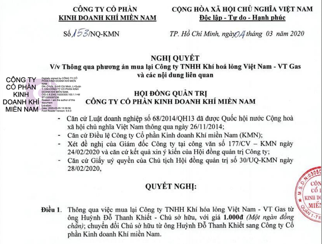 PV GAS South (PGS) mua lại công ty vốn trăm tỷ với giá chỉ 1.000 đồng, phủ quyết phương án PV GAS tăng sở hữu - Ảnh 1.