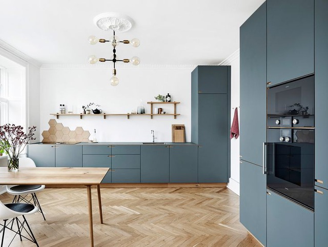 12 thiết kế căn bếp hiện đại đẹp sang trọng và gọn gàng - Ảnh 1.