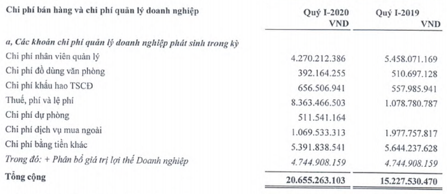 DAP – VINACHEM (DDV): Quý 1/2020 báo lỗ 6 tỷ đồng - Ảnh 2.