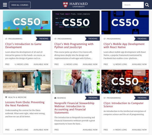 Đại học Harvard cung cấp 64 khóa học trực tuyến giữa mùa dịch, quan trọng là tất cả đều MIỄN PHÍ: Cơ hội vàng cho những người ưa học hỏi! - Ảnh 1.