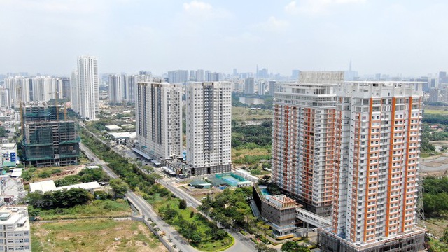 Ken đặc chung cư trên con đường ngoại ô Sài Gòn nhìn từ trên cao - Ảnh 18.