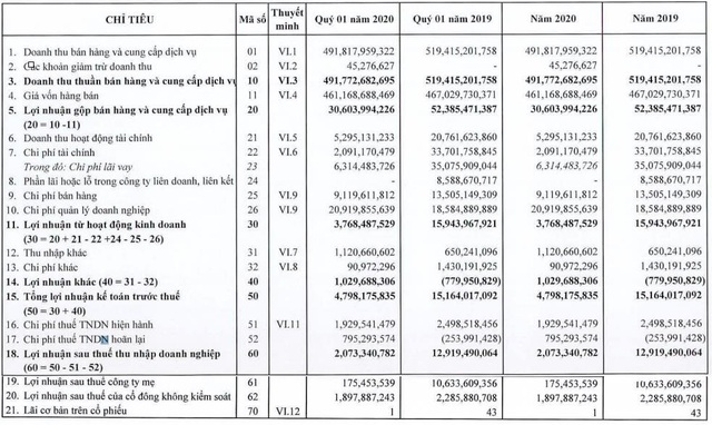 Sam Holdings (SAM) báo lợi nhuận quý 1 chưa bằng 1/6 cùng kỳ - Ảnh 2.