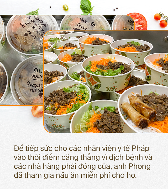 Đầu bếp người Việt nấu bún bò tiếp sức cho y bác sĩ Pháp chống dịch Covid-19: Một hành động tốt sẽ tạo ra những việc tốt khác - Ảnh 1.