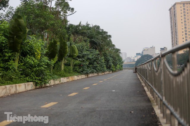 Tập thể dục trên đường đi bộ dài nhất Hà Nội, người dân được mời quay về nhà - Ảnh 13.