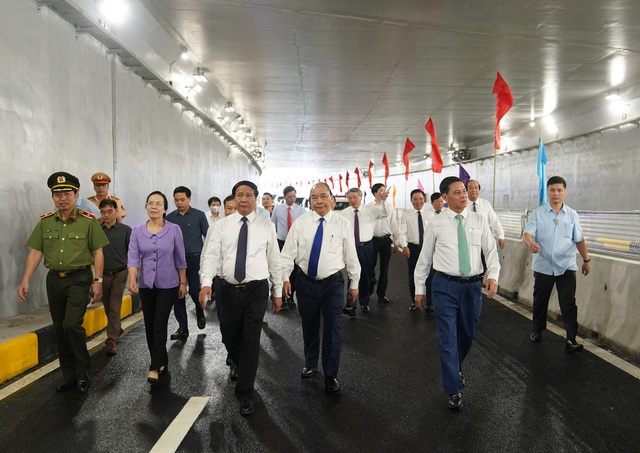 Thủ tướng dự Lễ thông xe kỹ thuật Dự án nút giao Nam Cầu Bính, Hải Phòng - Ảnh 4.
