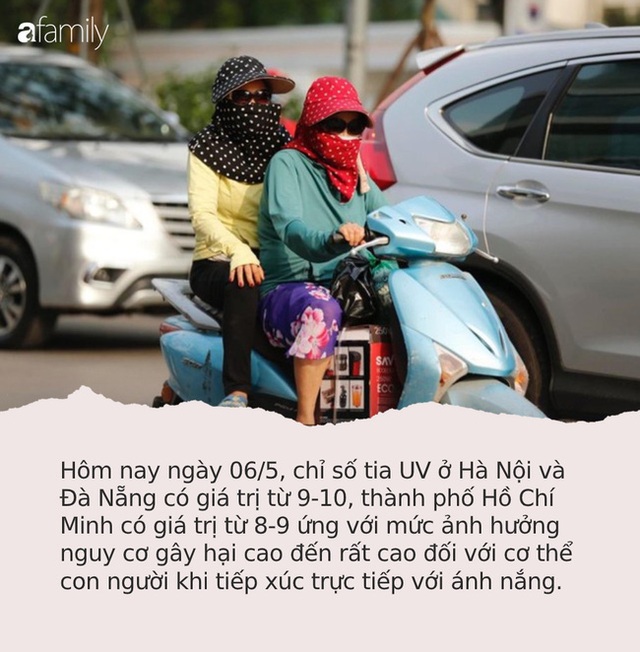 Cảnh báo 4 ngày tới nắng nóng đặc biệt gay gắt: Trước khi ra đường bạn phải làm ngay việc này để tránh lão hóa, ung thư da và tổn thương cơ thể - Ảnh 1.