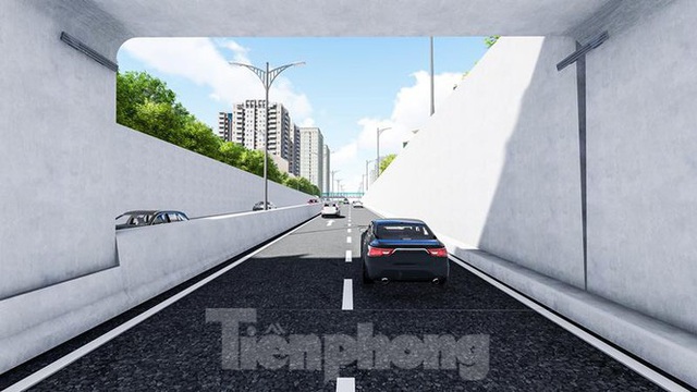 Hình ảnh thiết kế hầm chui Lê Văn Lương vượt ngầm Vành đai 3 - Ảnh 5.