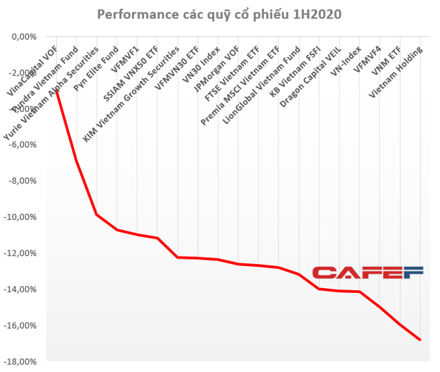 Hầu hết quỹ đầu tư trên TTCK Việt Nam đều thua lỗ trên 10% trong nửa đầu năm 2020 - Ảnh 1.