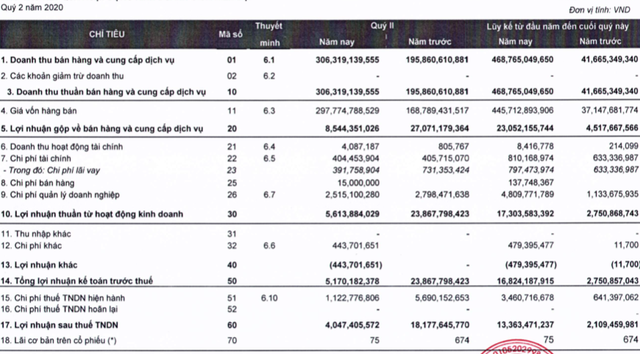 Thaiholdings (THD): Cổ phiếu tăng nóng trước thềm tăng vốn, lợi nhuận quý 2/2020 lại sụt giảm 78% xuống còn 4 tỷ đồng - Ảnh 1.