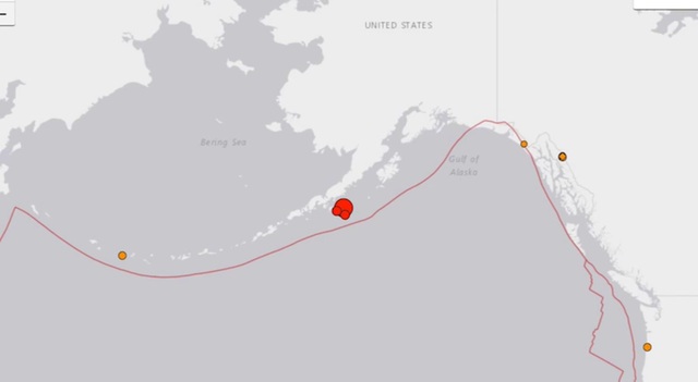 Động đất 7,8 độ xảy ra lúc nửa đêm ở Alaska, cảnh báo sóng thần đã được gỡ bỏ - Ảnh 1.