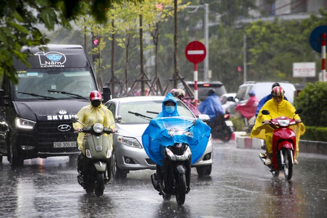  Video: Hà Nội đón cơn mưa vàng ngắn ngủi giải nhiệt sau nhiều ngày nắng nóng - Ảnh 2.