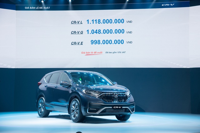 Honda CR-V chính thức ra mắt thị trường Việt Nam, giá từ 998 triệu đồng - Ảnh 1.