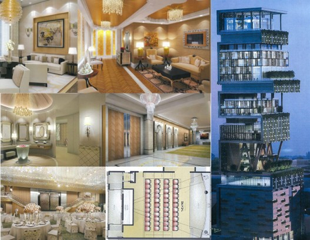 Chiêm ngưỡng siêu biệt thự ở Mumbai của tỷ phú giàu nhất châu Á - Ảnh 4.