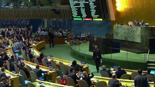 Hơn 120 nước Liên hiệp quốc chống quyết định của ông Trump về Jerusalem