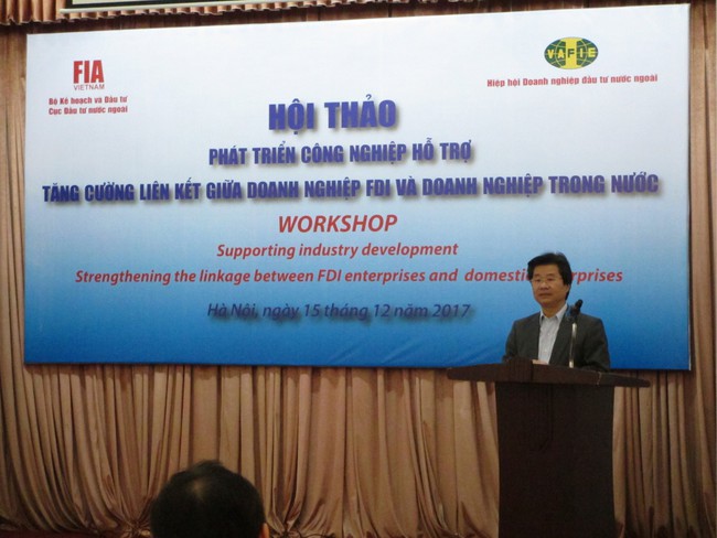 Vốn FDI thực hiện đạt 17 tỷ USD trong năm 2017, cao nhất từ trước đến nay