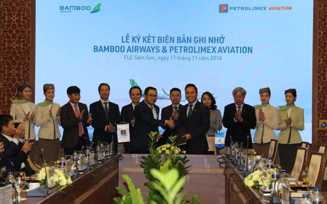 Petrolimex cam káº¿t Äá»ng hÃ nh cÃ¹ng Bamboo Airways, tiáº¿n tá»i há»£p tÃ¡c toÃ n diá»n vá»i Táº­p ÄoÃ n FLC