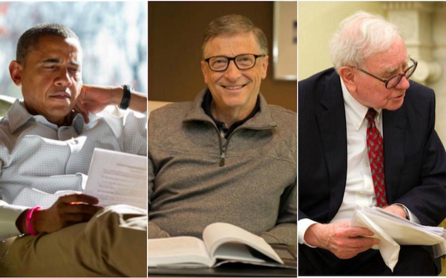 Tại sao bạn nên dành nhiều thời gian để đọc sách như Barack Obama, Bill Gates hay Warren Buffett?