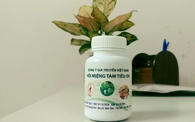 Thu giữ gần 900 lọ thuốc đông y đặc trị hôi miệng tam tiêu OV