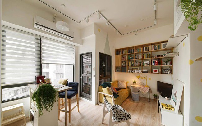 Căn hộ 30m2 chật hẹp, tối tăm như rộng gấp đôi sau cải tạo Căn hộ 30m2 chật hẹp, tối tăm như rộng gấp đôi sau cải tạo