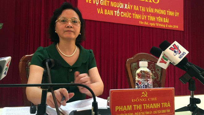 Họp báo vụ Bí thư và Chủ tịch HĐND tỉnh Yên Bái bị bắn chết