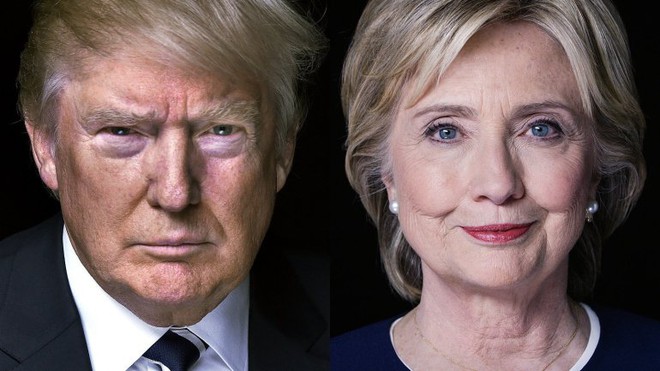 Bà Hillary Clinton lần đầu dẫn trước Donald Trump 2 con số