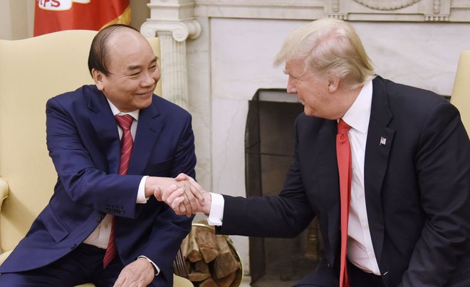 Chùm ảnh: Thủ tướng Nguyễn Xuân Phúc gặp Tổng thống Trump tại Nhà Trắng