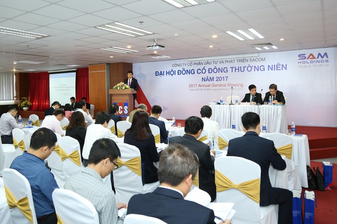 ĐHCĐ SAM: Lên mục tiêu tăng trưởng hàng năm từ 20-30% từ năm 2017