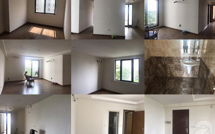 Không gian bên trong căn hộ trước khi cải tạo