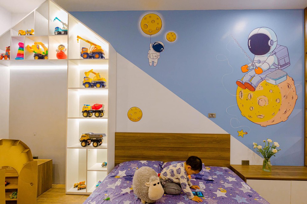 Ngôi nhà phố 110m2 của vợ chồng 9x: Tổng chi phí 2,8 tỷ đồng, xây dựng trong 299 ngày, thành quả cực mỹ mãn - Ảnh 15. Ngôi nhà phố 110m2 của vợ chồng 9x: Tổng chi phí 2,8 tỷ đồng, xây dựng trong 299 ngày, thành quả cực mỹ mãn - Ảnh 15.