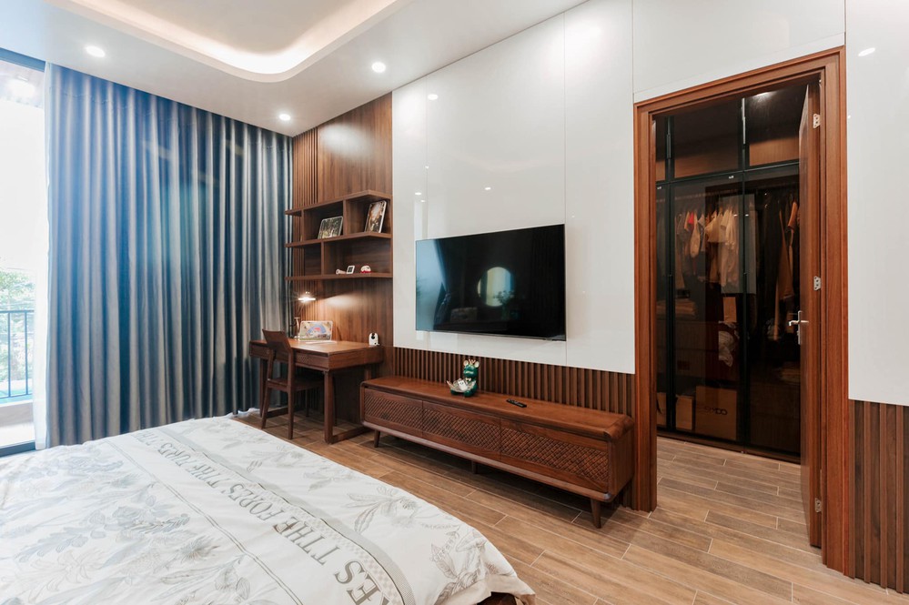Ngôi nhà phố 110m2 của vợ chồng 9x: Tổng chi phí 2,8 tỷ đồng, xây dựng trong 299 ngày, thành quả cực mỹ mãn - Ảnh 11. Ngôi nhà phố 110m2 của vợ chồng 9x: Tổng chi phí 2,8 tỷ đồng, xây dựng trong 299 ngày, thành quả cực mỹ mãn - Ảnh 11.