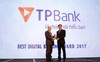 TPBank nhận giải thưởng “Ngân hàng số xuất sắc nhất 2017”