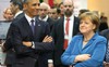 Thủ tướng Đức tiếp ông Obama trước khi gặp Tổng thống Trump trong lần đầu tới châu Âu