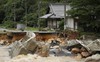 Mưa lũ, lở đất tại Nhật Bản: Ít nhất 44 người thiệt mạng