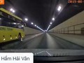 Tước bằng lái, phạt 2,5 triệu đồng đối với tài xế vượt ẩu trong hầm Hải Vân