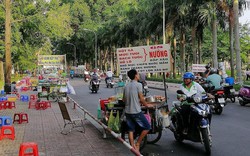 Hàng loạt công viên trở nên nhốn nháo vì hàng rong