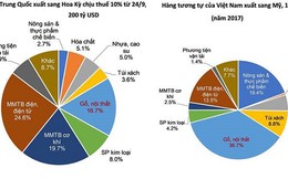 Chiến tranh thương mại Mỹ - Trung leo thang: Ngành nào chịu cạnh tranh mạnh hơn trên thị trường Việt? Chiến tranh thương mại Mỹ - Trung leo thang: Ngành nào chịu cạnh tranh mạnh hơn trên thị trường Việt?