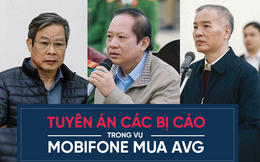 Tuyên án vụ MobiFone mua AVG: Bị cáo Nguyễn Bắc Son bị tuyên án Chung thân, Trương Minh Tuấn 14 năm tù