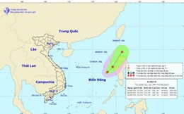 Áp thấp nhiệt đới xuất hiện trên Biển Đông