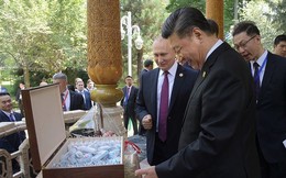 Chủ tịch Tập được Tổng thống Putin mời ăn kem mừng sinh nhật Chủ tịch Tập được Tổng thống Putin mời ăn kem mừng sinh nhật