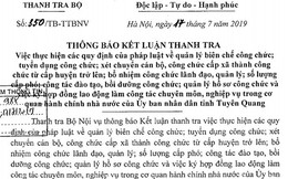 Chưa công chức đã lên lãnh đạo, Bộ Nội vụ đề nghị thu hồi quyết định