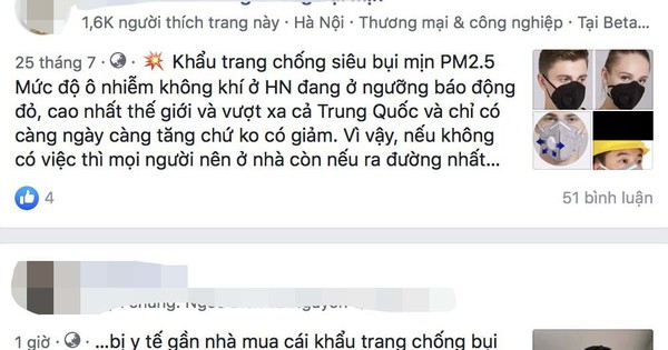 Người dân đổ xô đi mua máy lọc không khí và khẩu trang chống bụi mịn PM 2.5! Chuyên gia khuyên bạn nên lưu ý các yếu tố này khi mua hàng!