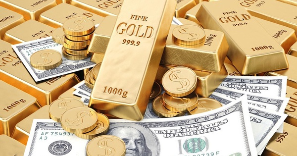 Phiên đầu tuần, giá vàng và giá USD cùng tăng